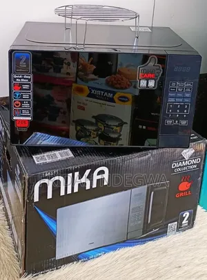 Mika Microwave Oven Grill 20ltr With 1000w Grill Silver