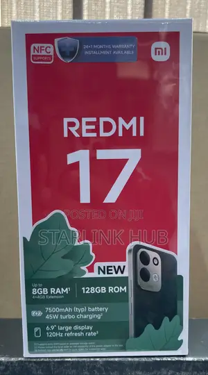 New Xiaomi Redmi 17 128 GB Blue