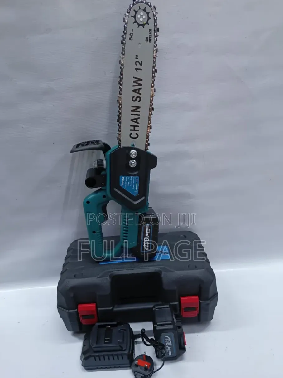 12" Makita Cordless Chainsaw 198v