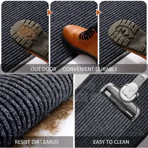 Heavy Duty Ribbed Door Mat 80×120 – KSh 2,999