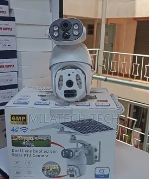 UBOX 6MP 4G Solar Security Camera With SIM Card