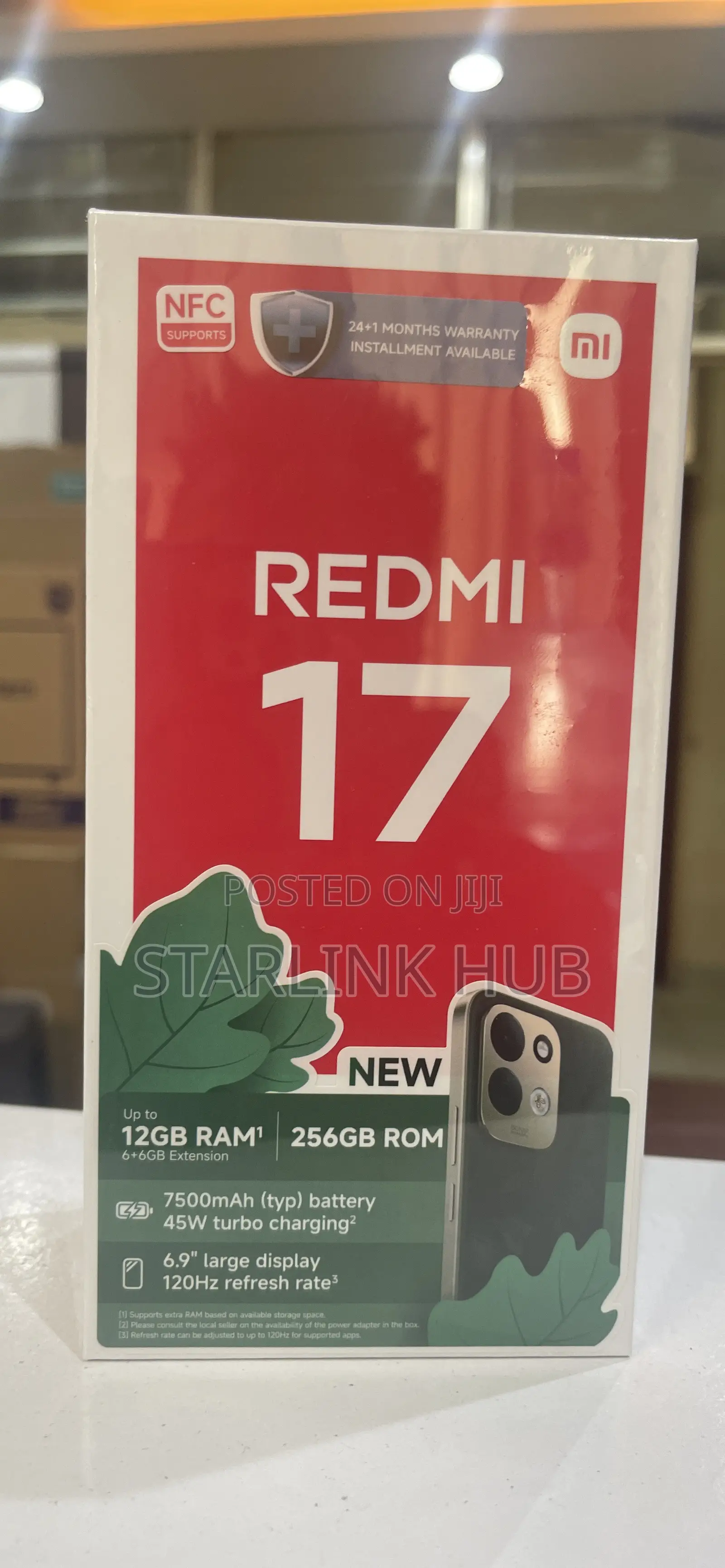 New Xiaomi Redmi 17 256 GB Black