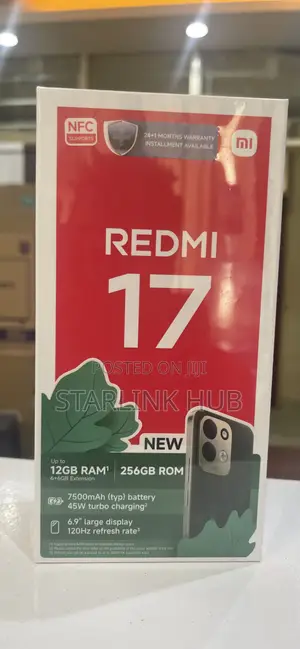 New Xiaomi Redmi 17 256 GB Black
