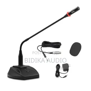 Professional Desktop Gooseneck Conference Microphone With Base