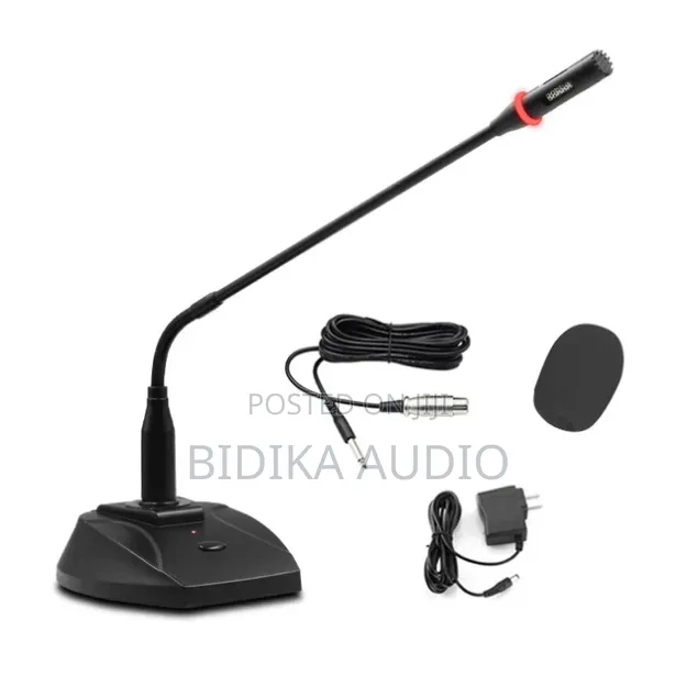 Professional Desktop Gooseneck Conference Microphone With Base