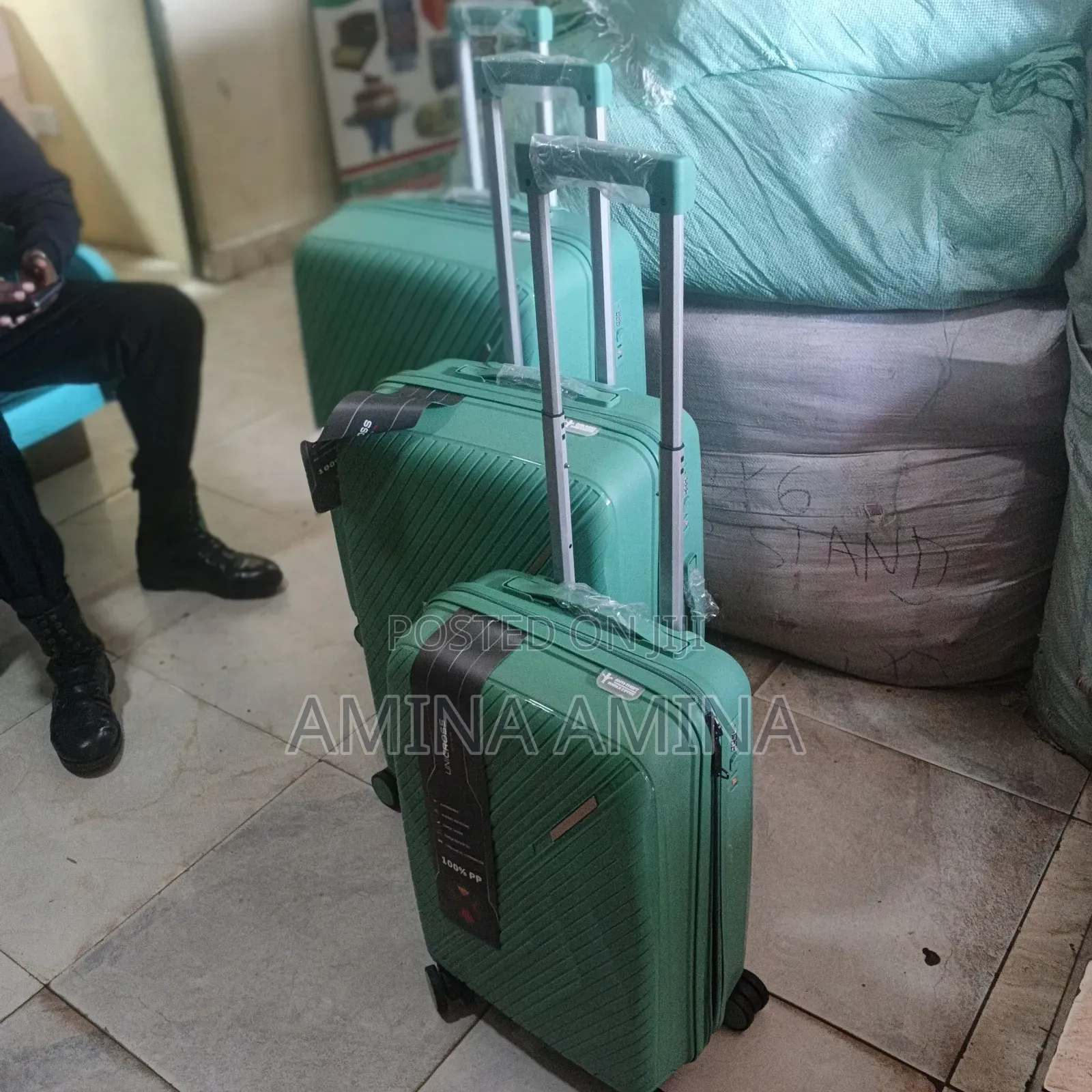 Zip Line Rubber Suitcase Unbreakable Suitcase Size 28