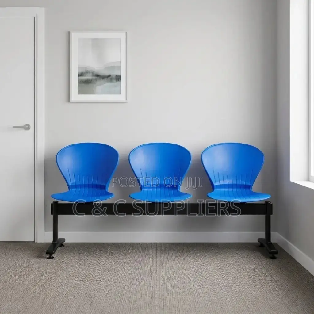 Modern 3-Seater Plastic Airport Bench-3 Link