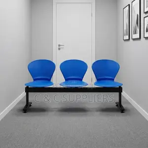 Modern 3-Seater Plastic Airport Bench-3 Link