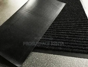 Quality Ribbed Mat 80×120cm – Grey, Red Dark Red