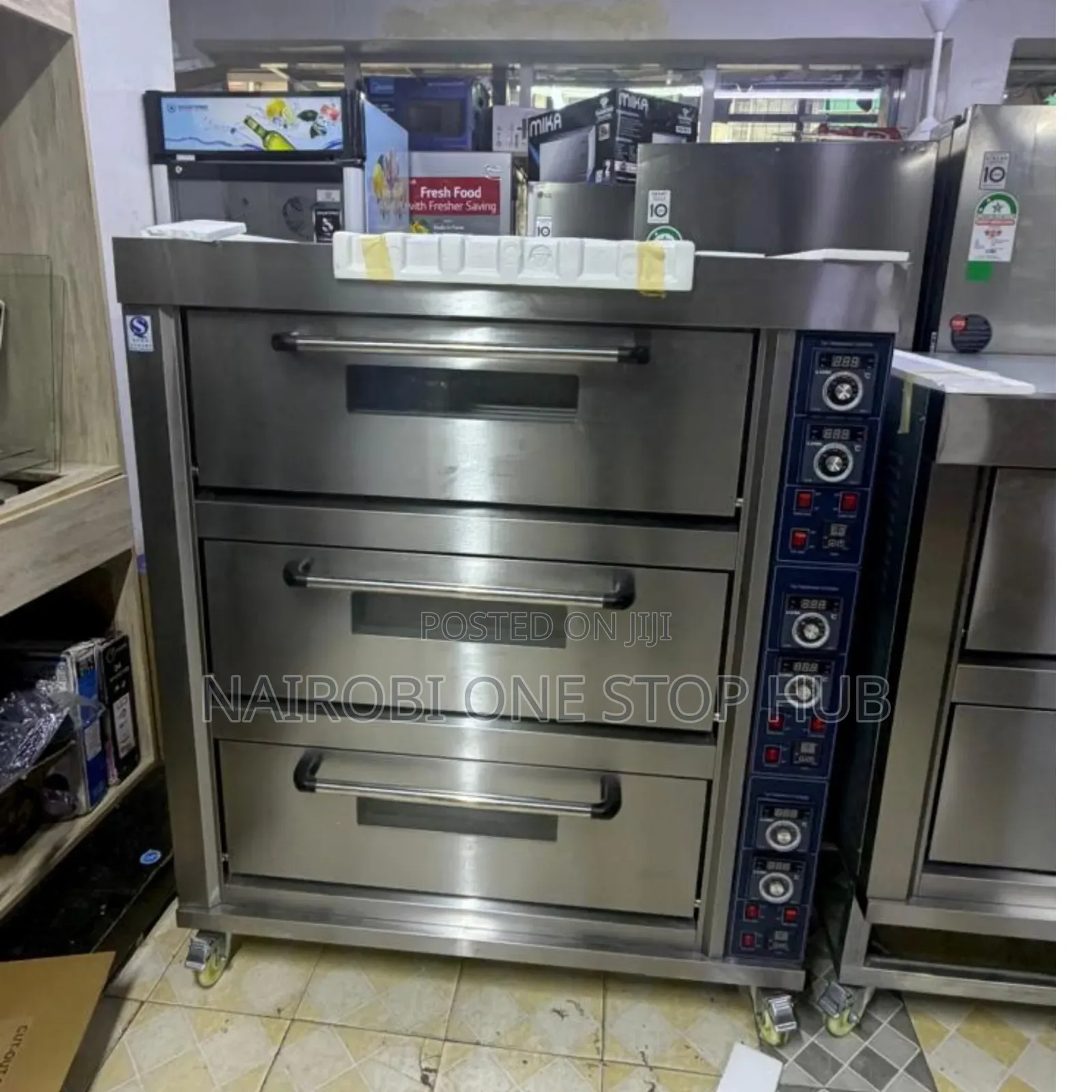 Euromax Deck Oven – 3 Deck 6 Trays