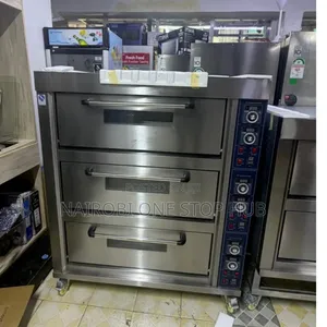 Euromax Deck Oven – 3 Deck 6 Trays
