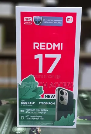 New Xiaomi Redmi 17 128 GB Black