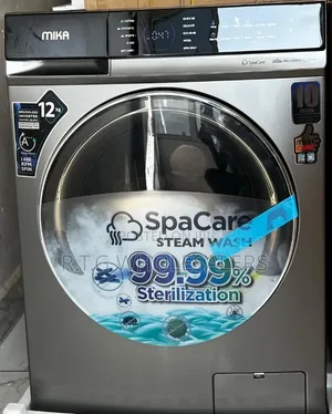 Mika Washing Machine, 8kg Wash and Spin , INVERTER Motor, Front Load