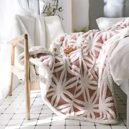 Exclusive Sherpa Fleece Throw Blanket