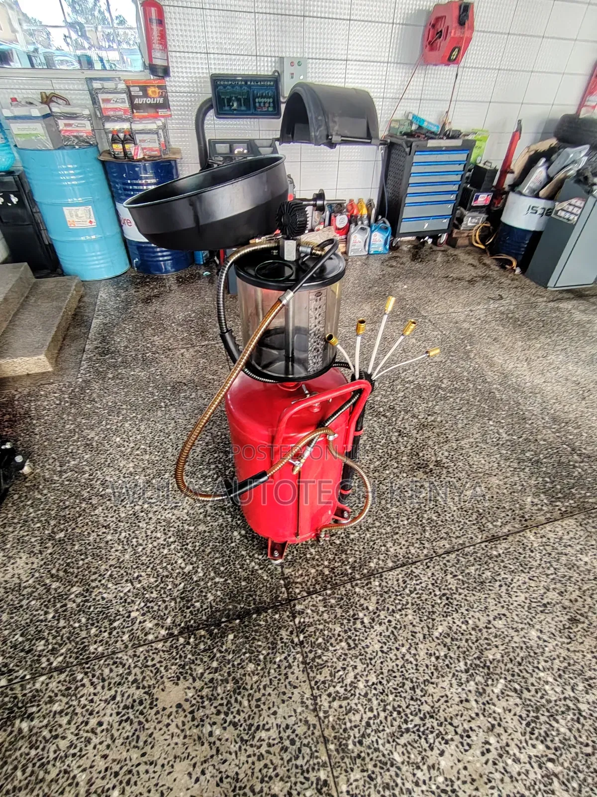 Car Oil Drainer With Dipstick Suction Probes Sunshine Italy