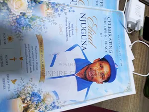 A4 8pages Eulogies Printing in Nairobi Quality Assured;;