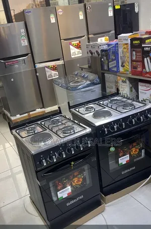 Black 50*55 Globalstar JET 3+1 Standing Cooker With Electric Oven