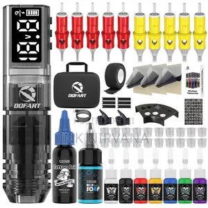 Wireless Tattoo Kit Beginner-Friendly 1600 MAh Battery