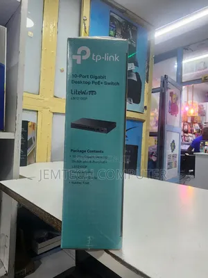 TP-Link TL-LS1210GP 10-Port Gigabit Desktop Switch – 8-Port PoE+ (63W)