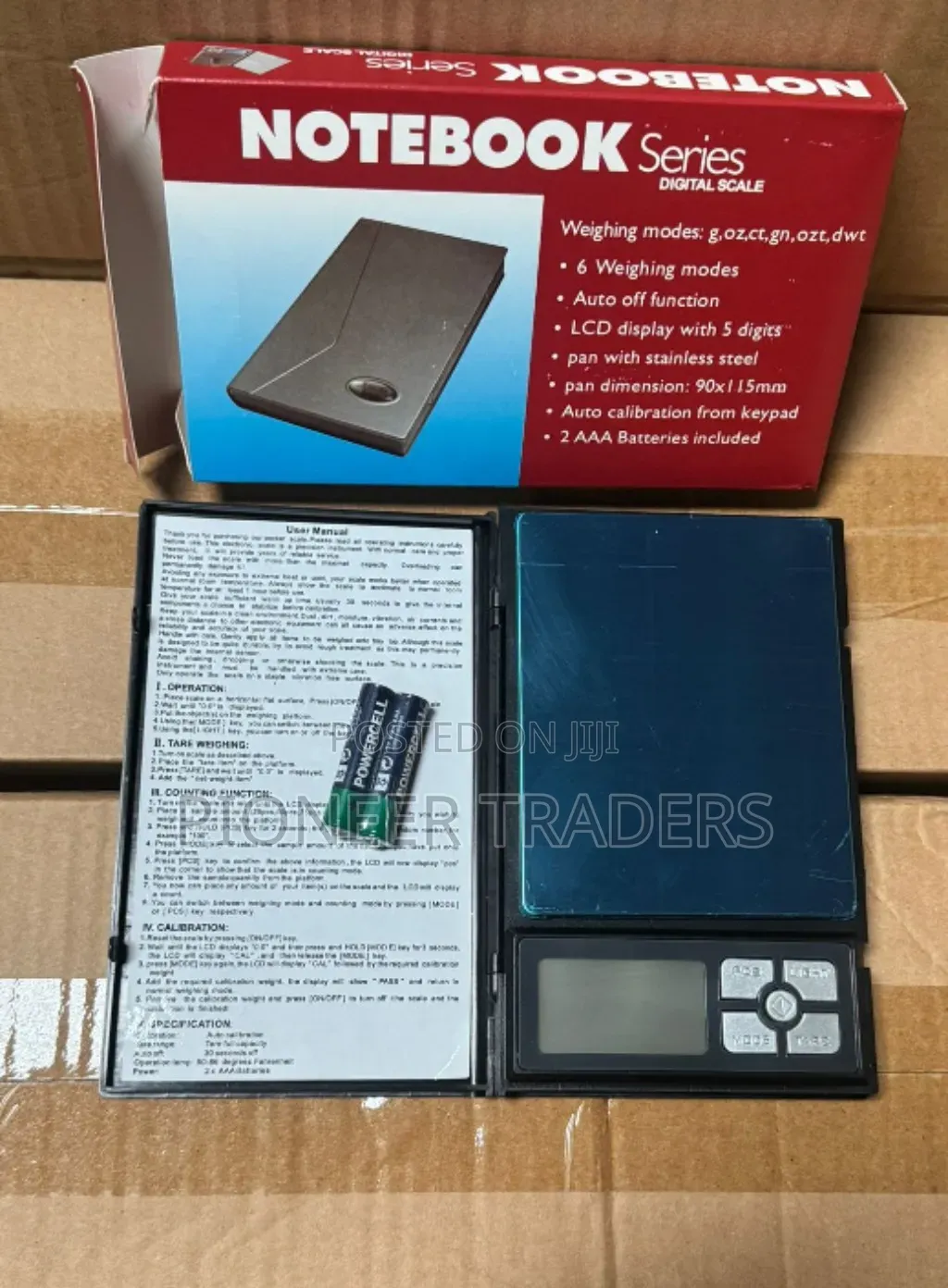 Notebook 500gram Digital Scale