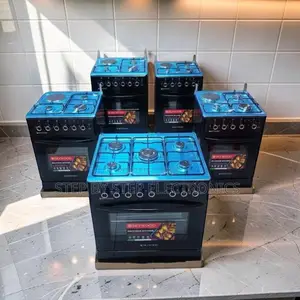 Low Prices Metal Knobs 3 Gas Burners +1 Electric Free Standing Cookers