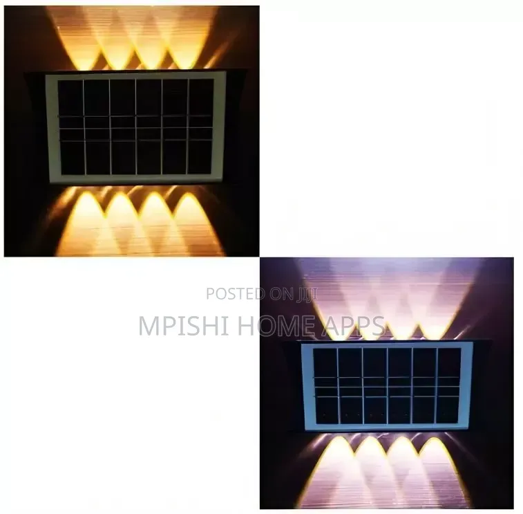 Solar Wall Light 8 LED BK-8