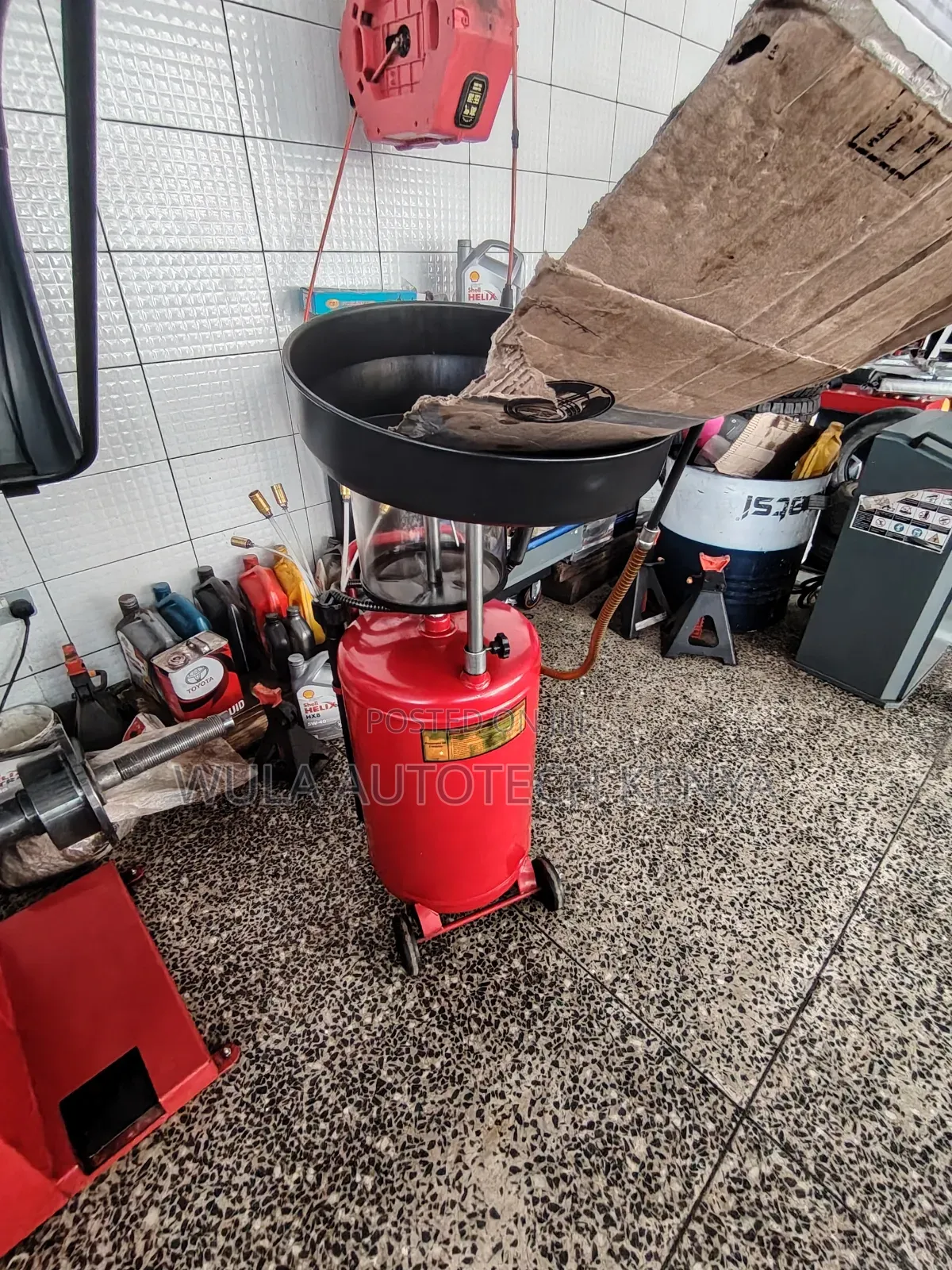 80l Mobile Pneumatic Waste Oil Extractor and Drainer Sunshine