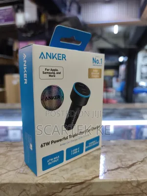 Anker 67W Powerful Triple-Port Car Charger