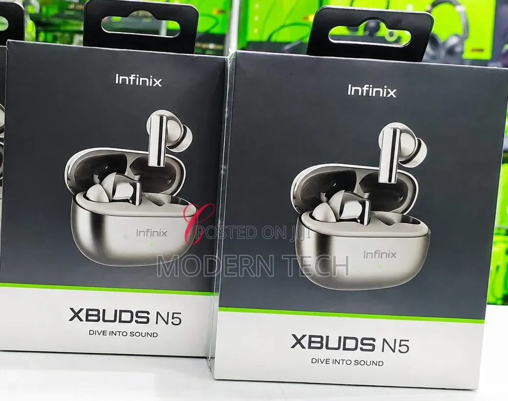 Infinix XBUDS N5 | Adaptive Hybrid ANC | Up to 40Hrs Longer Playtime