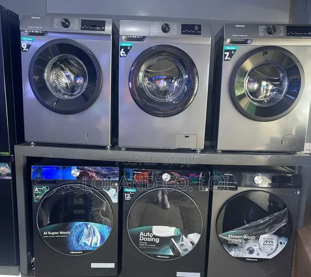 Hisense Front Load Washing ;
6kg Wash and Spin