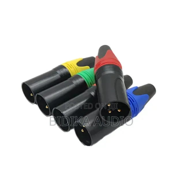 Professional 3-Pin XLR Male Audio Cable Connectors Per Piece at 150