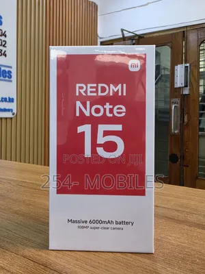 New Xiaomi Redmi Note 15 128 GB Black