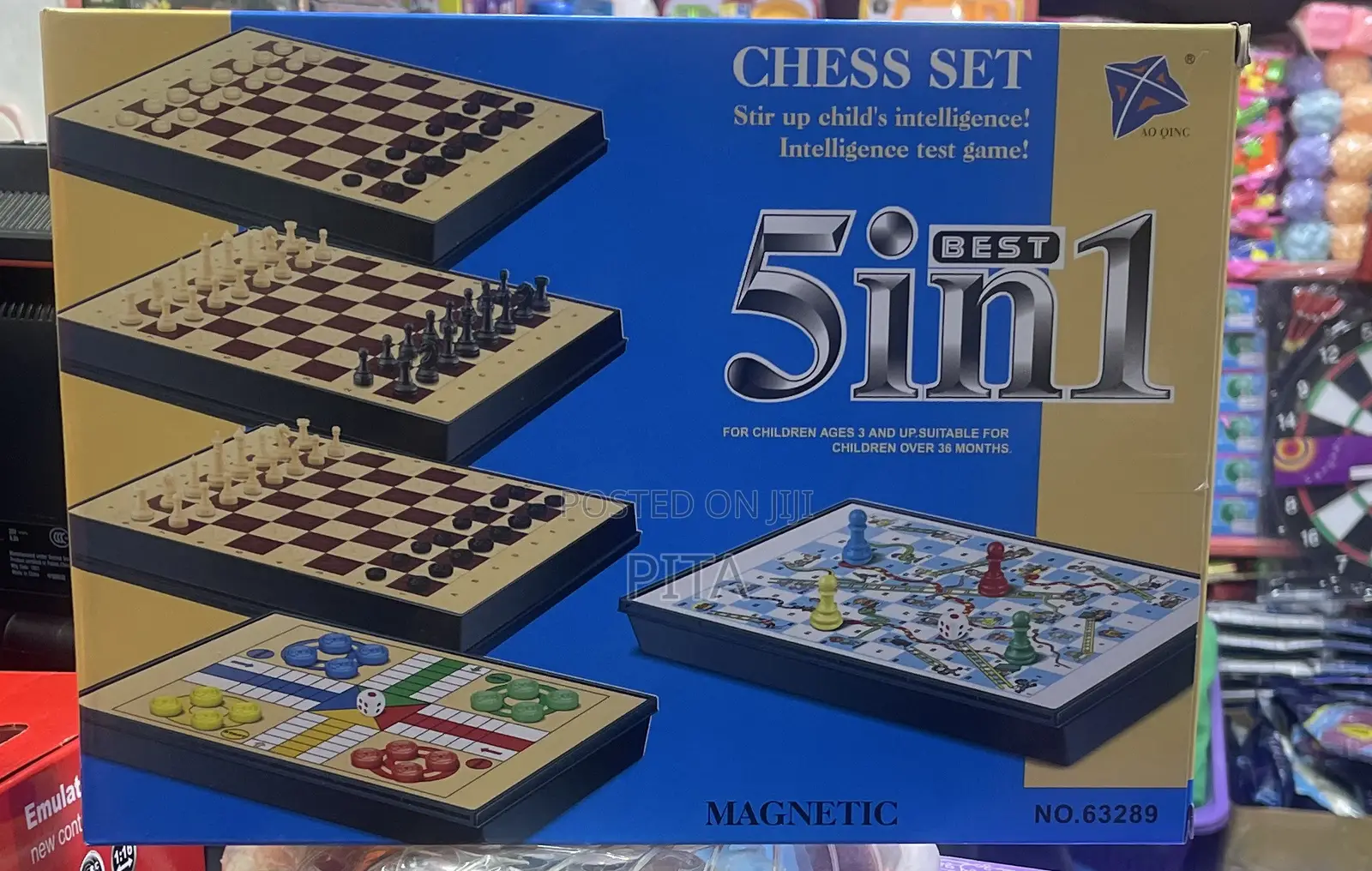 5 in 1 Board Game
