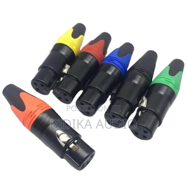 Professional 3-Pin XLR Female Audio Cable Connectors Per Piece at 150