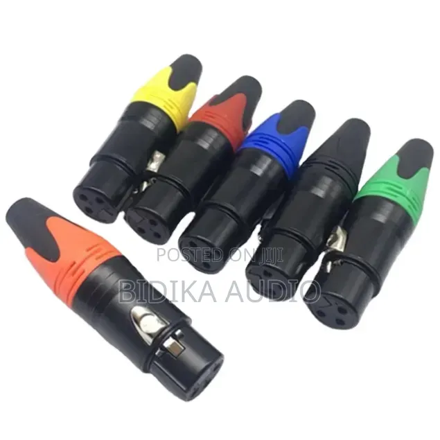 Professional 3-Pin XLR Female Audio Cable Connectors Per Piece at 150