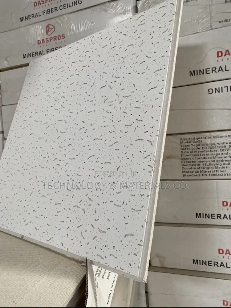 Acoustic Ceiling Tiles -600x600mm (Price Per SQM Incl. Of Accessories)