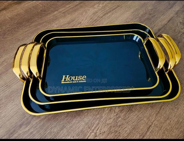 3pcs Acrylic Breakfast Trays - main view