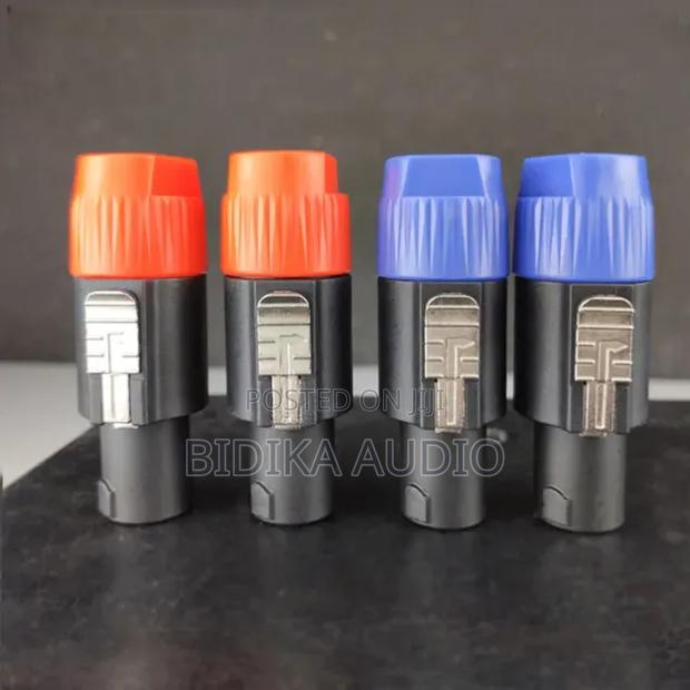 Professional 4-Pole Speakon Male Speaker Cable Connector Per Piece at 200