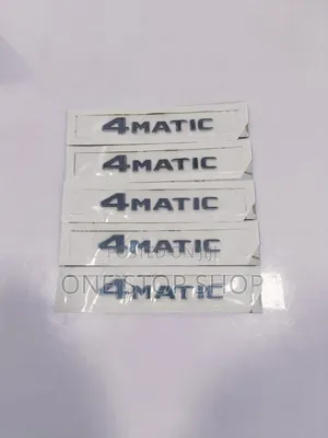4matic Chrome Replacement Trunk/Fender Emblem