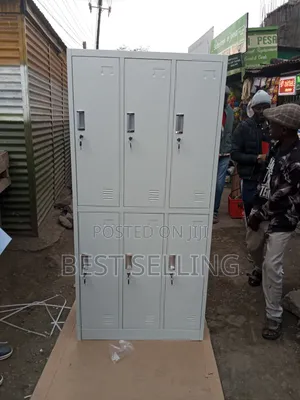 6 Door Gym Filing Cabinet With Hard Metallic