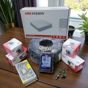 IOS Support 4 Hikvision 1080P FULL HD CCTV Cameras Complete System Kit