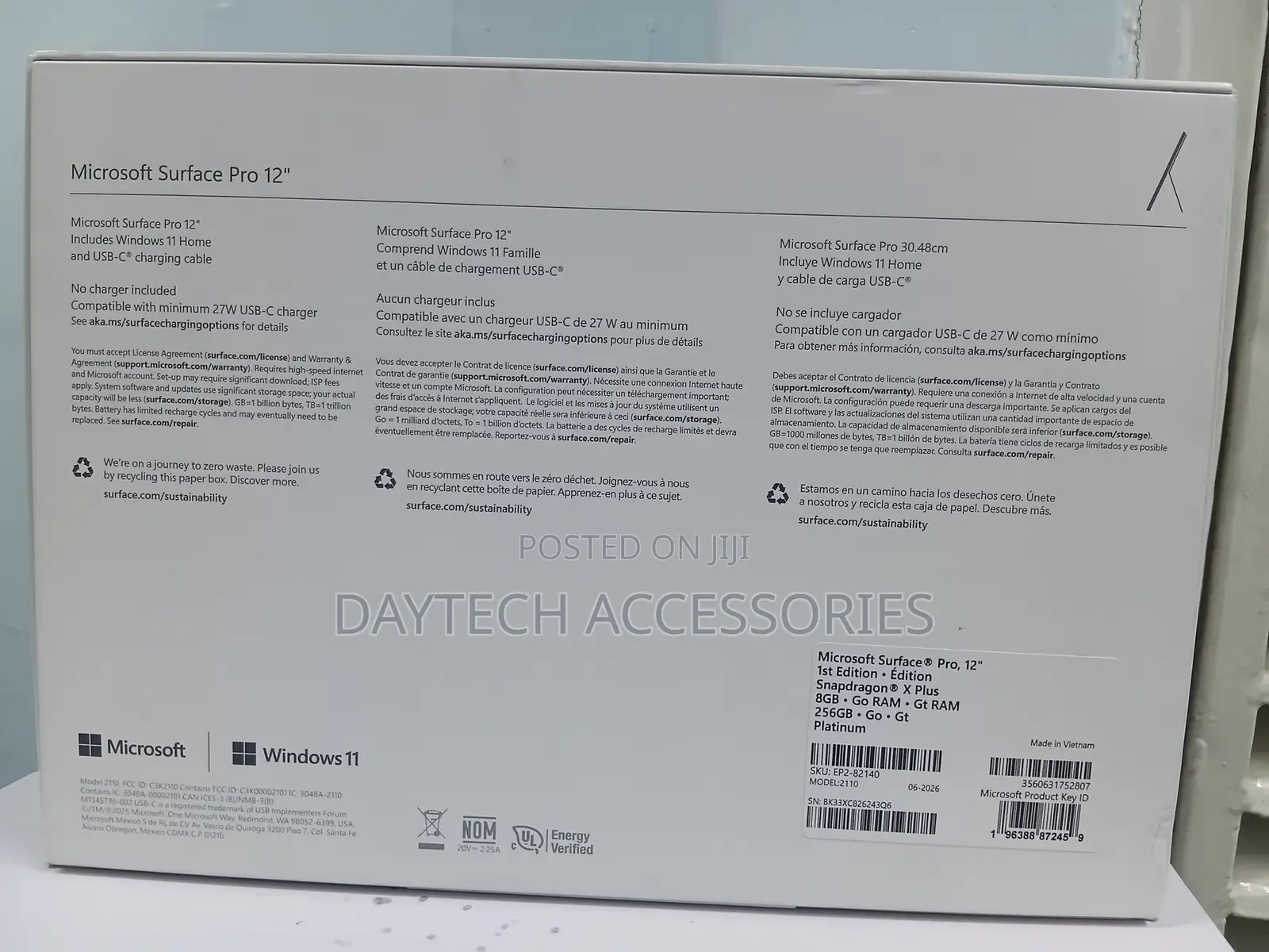 New Microsoft Surface Pro 256 GB