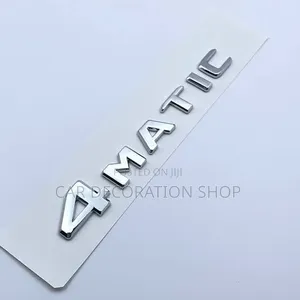 4matic Chrome Letter Badge