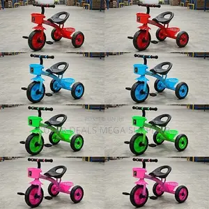 Light Weight Comfortable Seat 1-3yrs Age 3 Wheels Kids Tricycles