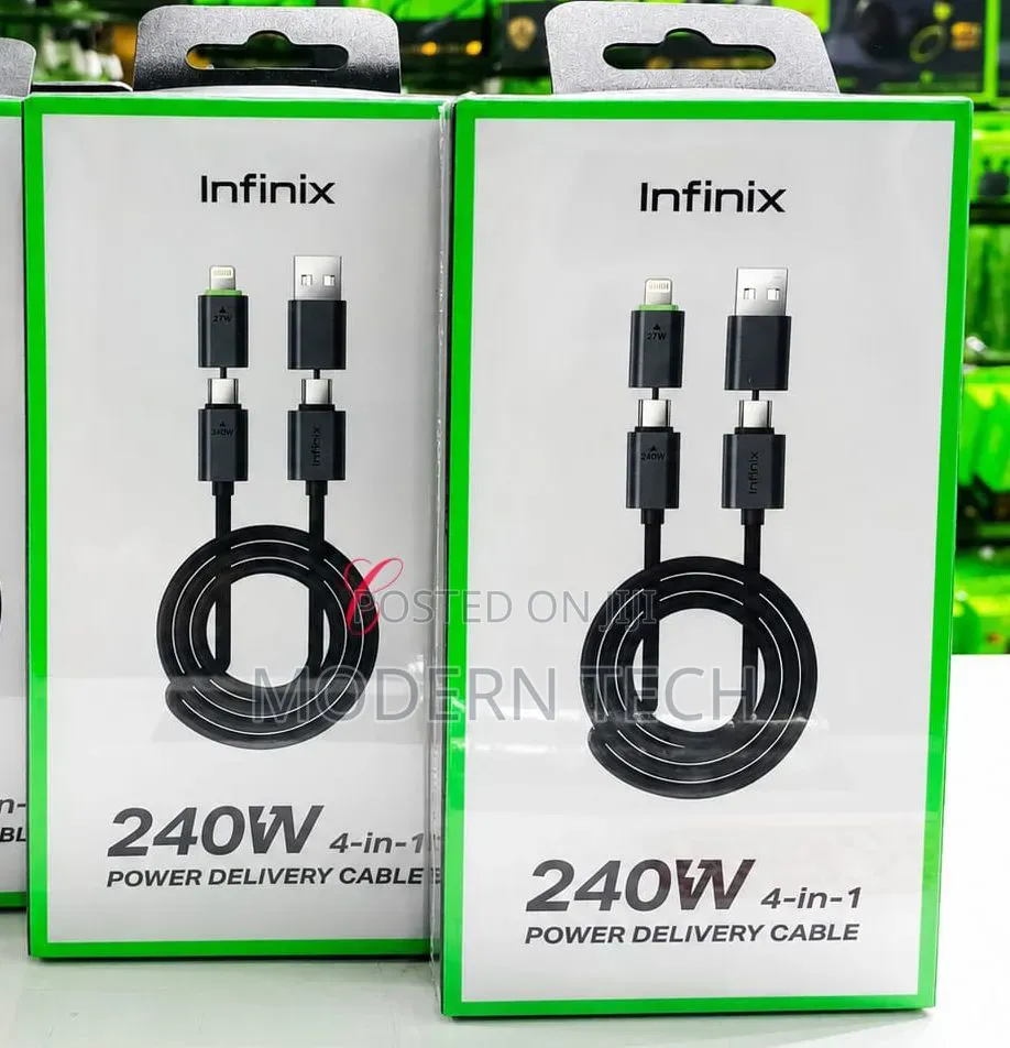 Infinix 240W 4 in 1 Power Delivery Cable