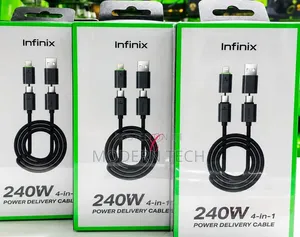 Infinix 240W 4 in 1 Fast Charging Power Delivery Cable