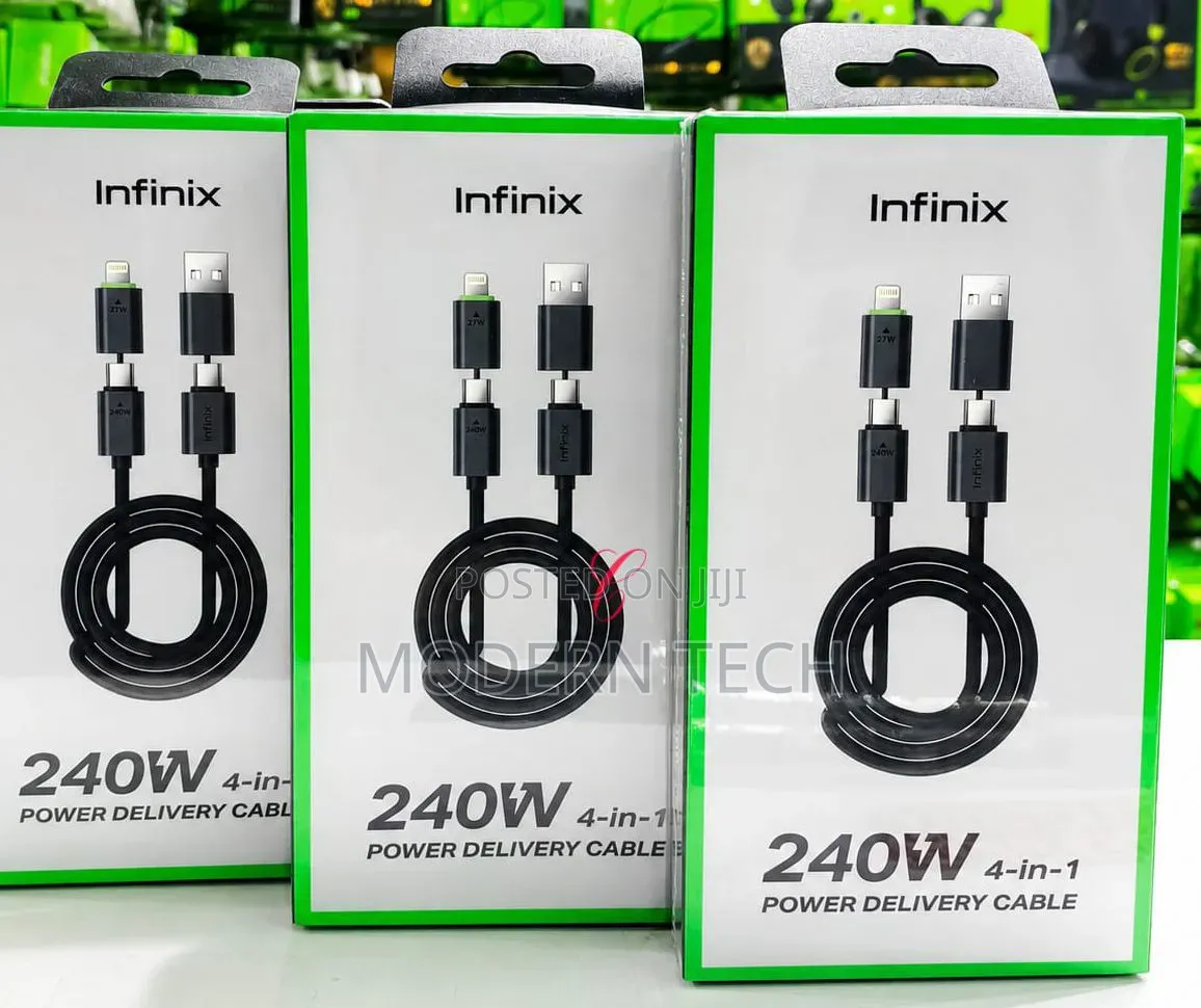 Infinix 240W 4 in 1 Fast Charging Power Delivery Cable