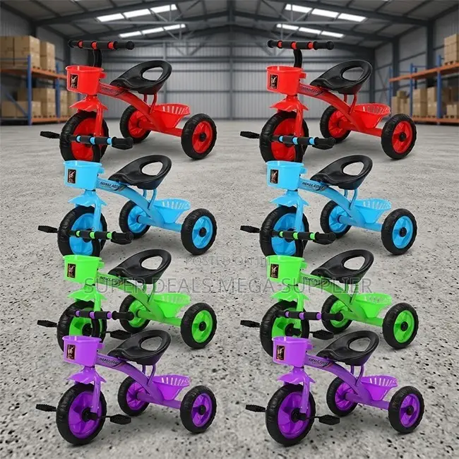 Light Weight Easy Grip Handlebars 1-3yrs Age 3 Wheels Kids Tricycles