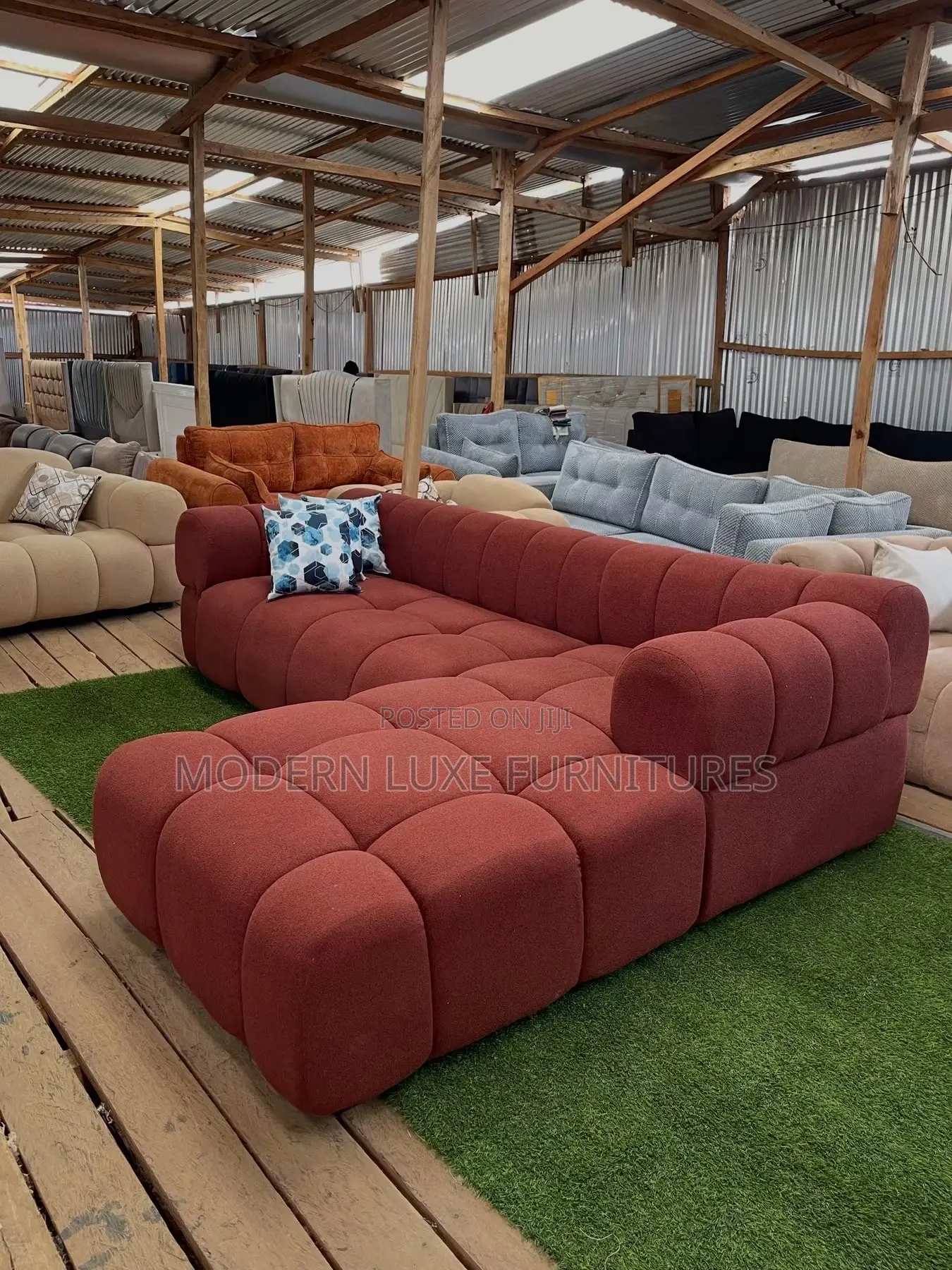 Executive 6 Seater L Sofa/L Shaped Sofa