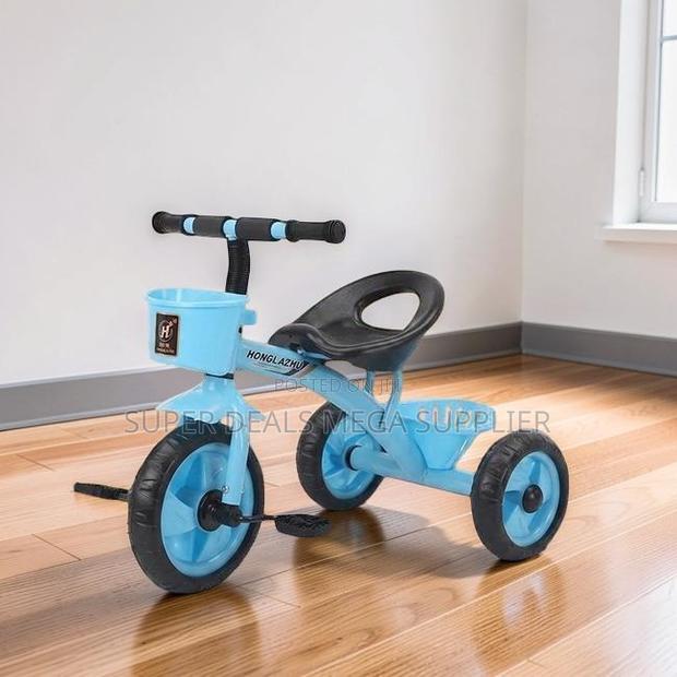 Easy to Move Comfortable Seat 1-3yrs Age 3 Wheels Kids Tricycles